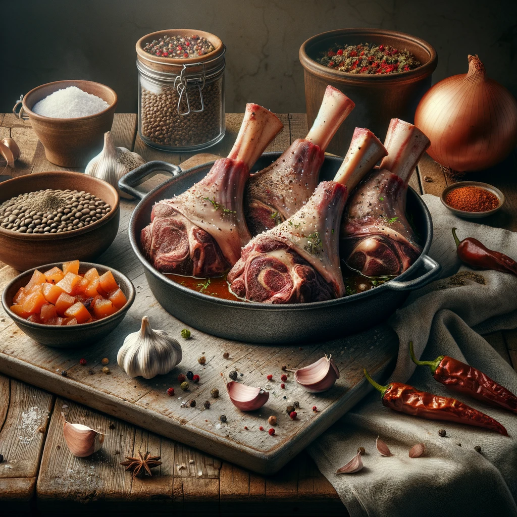 SOURIS D’AGNEAU AUX SAVEURS BASQUES