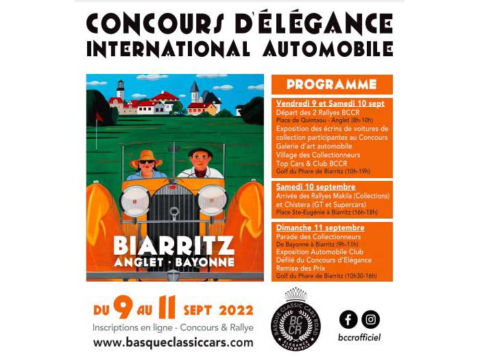 L'événement Pays Basque Elégance Automobile s’impose comme le rendez-vous majeur de l’automobile sur la Côte basque.