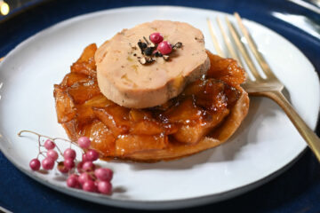 Tatins de pomme et foie gras