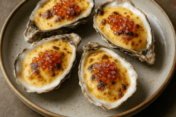 Huîtres gratinées du Chef Clément Petit