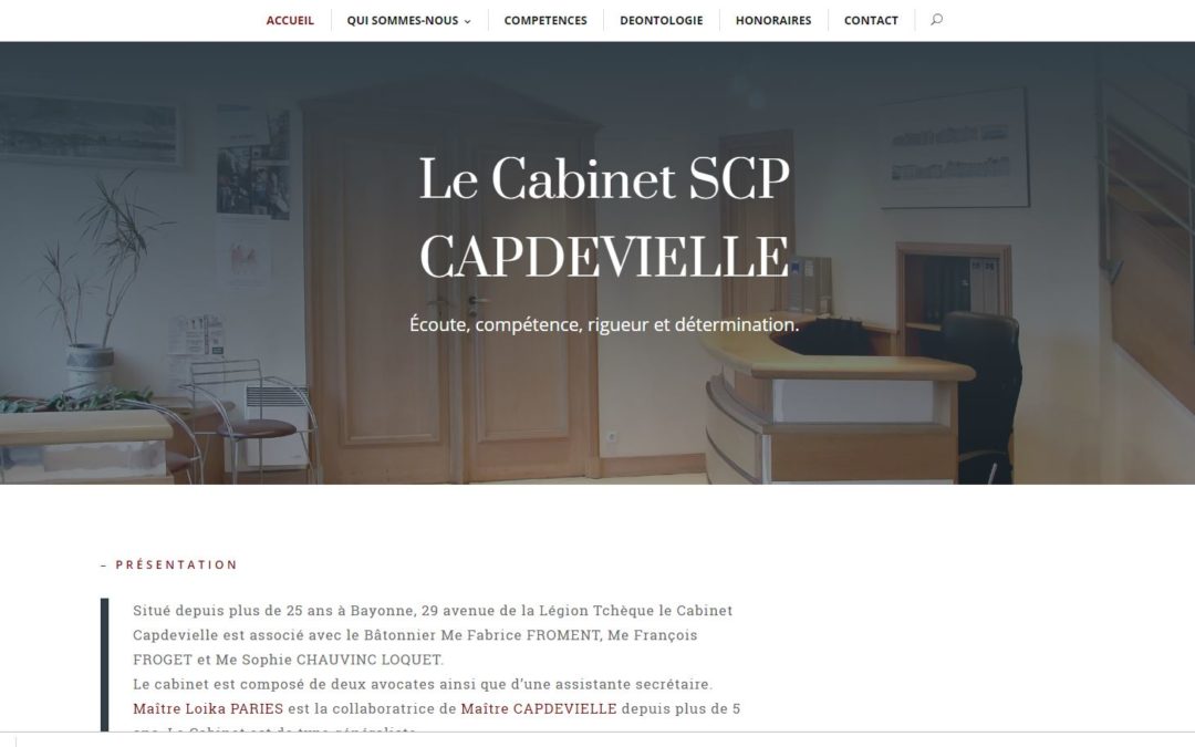 Le Cabinet SCP CAPDEVIELLE